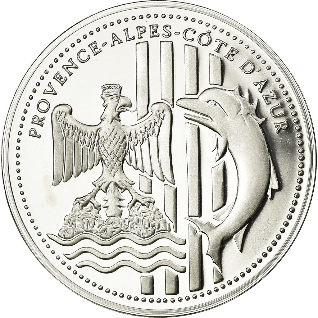 Frankrijk, Medaille, Provence, Promenade des Anglais Nice, FDC, Zilver