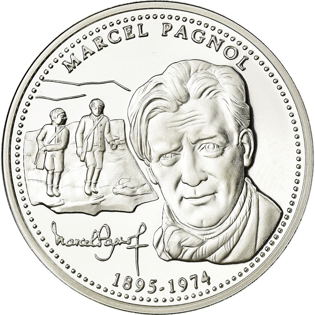 Frankrijk, Medaille, Provence, Marcel Pagnol, FDC, Zilver