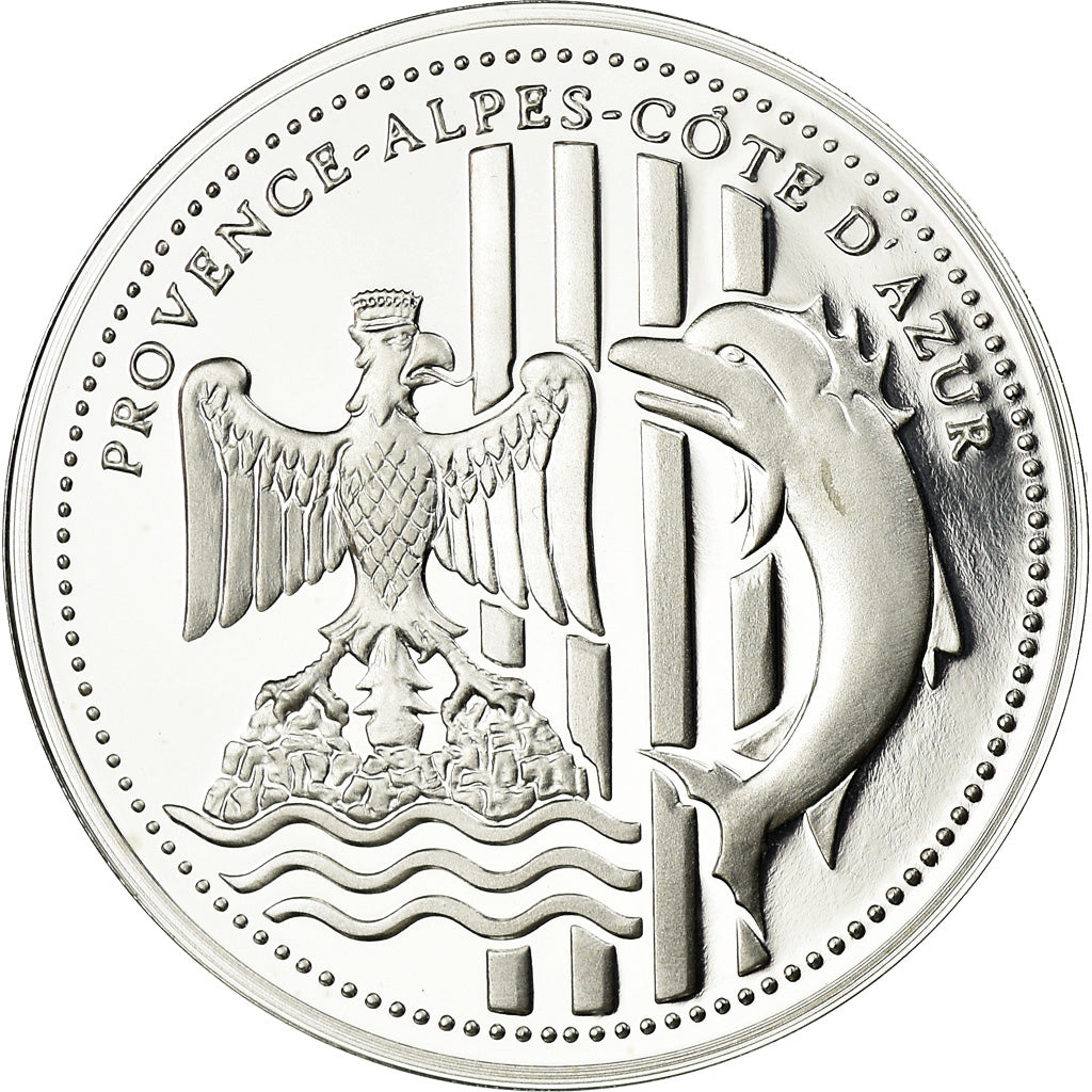 France, Medal, Provence, Alphonse Daudet, MS(65-70), Silver