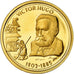 França, Medal, Victor Hugo, Artes e Cultura, MS(65-70), Dourado