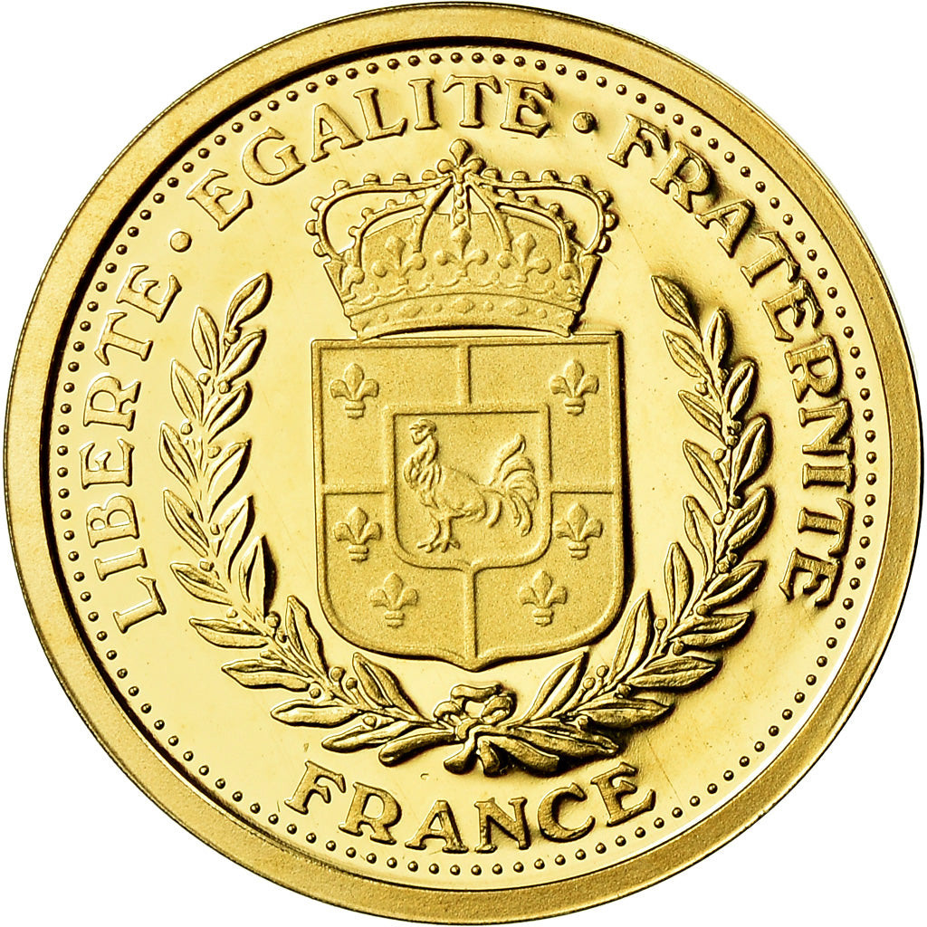 France, Médaille, 55ème anniversaire du Nouveau Franc, Charles de Gaulle, FDC
