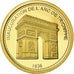 France, Médaille, Inauguration de l'Arc de Triomphe, History, FDC, Or