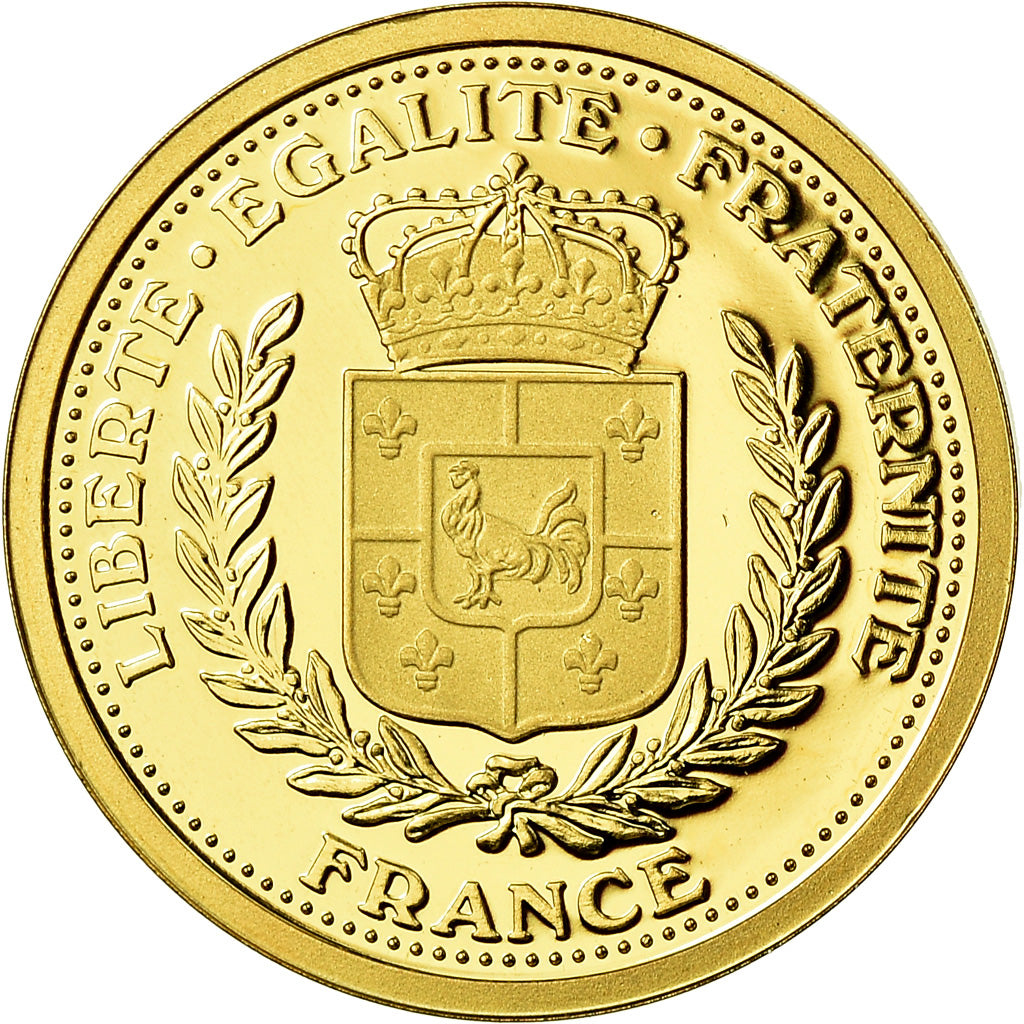 France, Médaille, Inauguration de l'Arc de Triomphe, History, FDC, Or