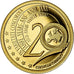 Frankreich, Medaille, 20 Ans de l'Euro, Politics, Society, War, 2018, STGL, Gold