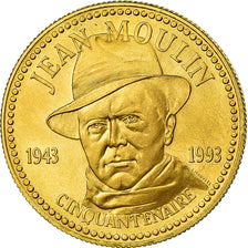 Francia, medaglia, Conseil de la Résistance, Jean Moulin, History, 1993, SPL+