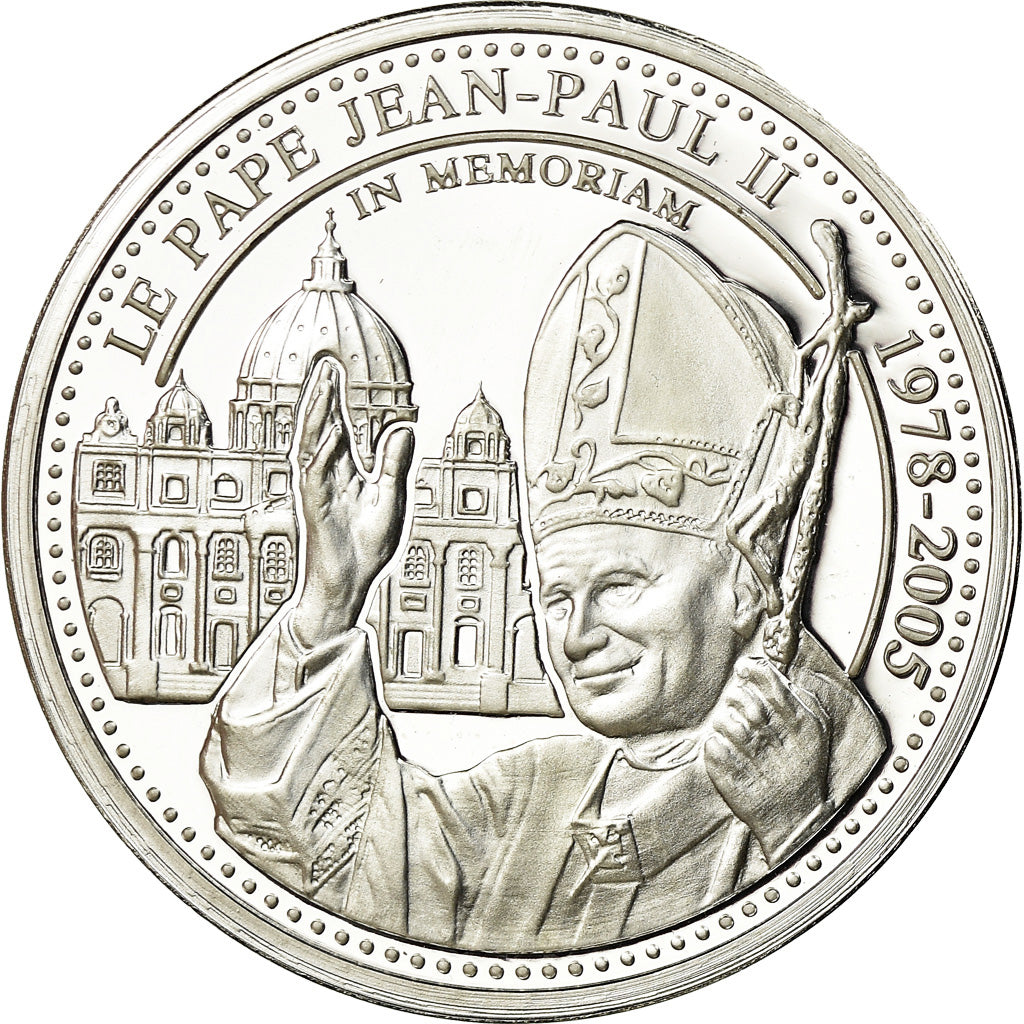 Vatican, Medal, Le Pape Jean-Paul II, 2014, MS(65-70), Silver