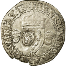 Moneda, Francia, 15 Denarius, 1552, Bordeaux, MBC, Vellón, Gadoury:21
