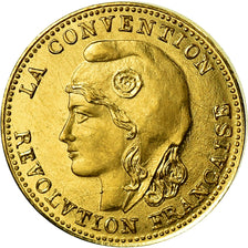 France, Medal, Révolution, 1 Gramme d'or Germinal, History, 1981, MS(64), Gold