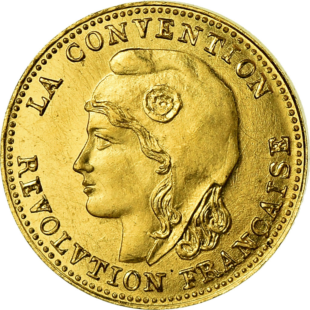 France, Médaille, Révolution, 1 Gramme d'or Germinal, History, 1981, FDC, Or