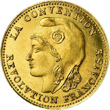 France, Medal, Révolution, 1 Gramme d'or Germinal, History, 1981, MS(65-70)