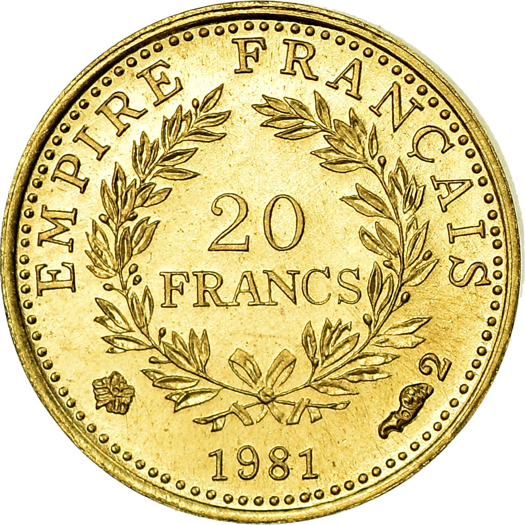 France, Medal, Mini-Napoléon, History, 1981, MS(65-70), Gold