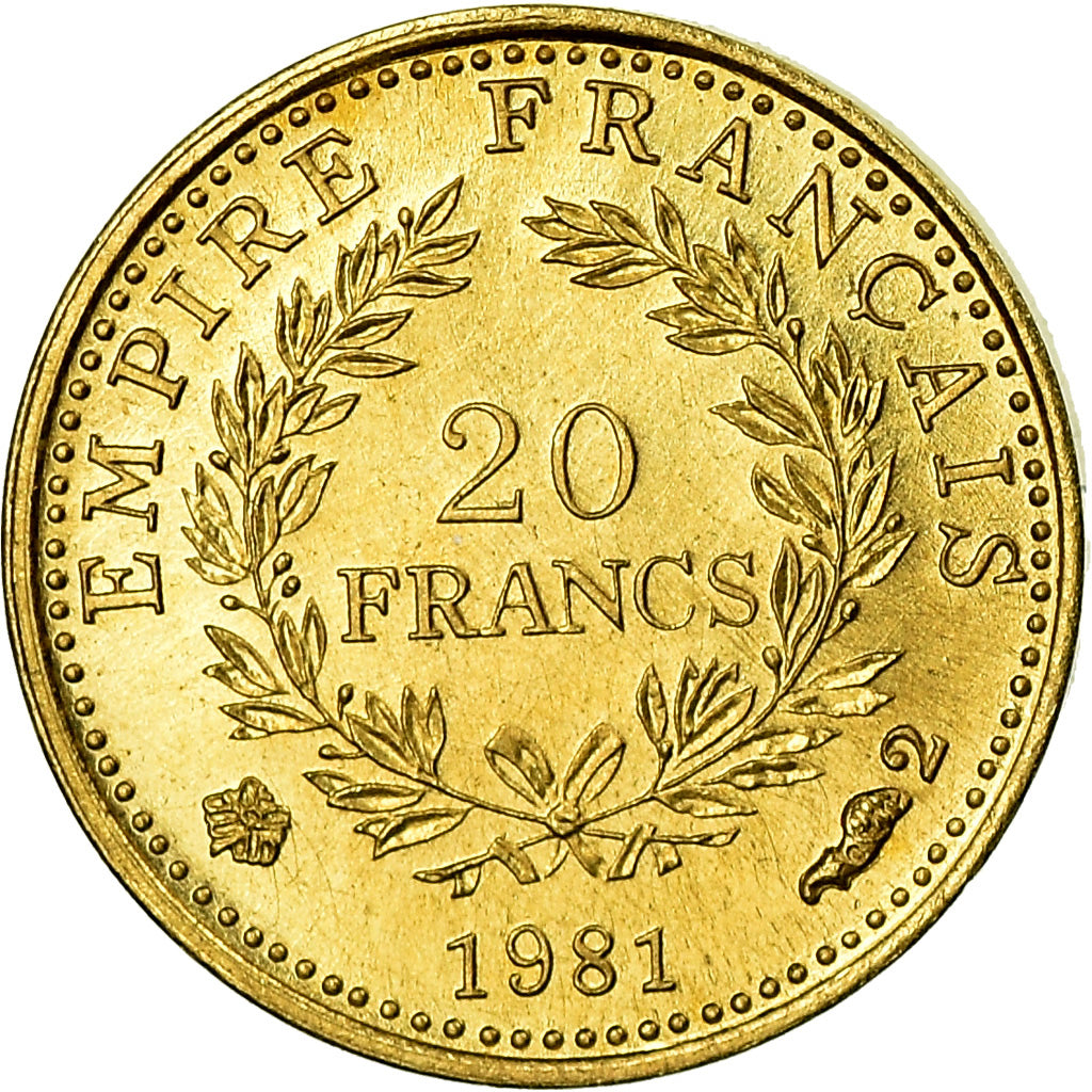 France, Medal, Mini-Napoléon, History, 1981, MS(64), Gold