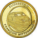 France, Medal, Tunnel sous la Manche - Elizabeth II, Mitterrand, 1990, MS(63)