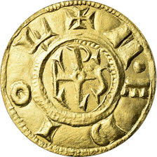 France, Medal, Reproduction du Denier de Charlemagne, MS(65-70), Bronze
