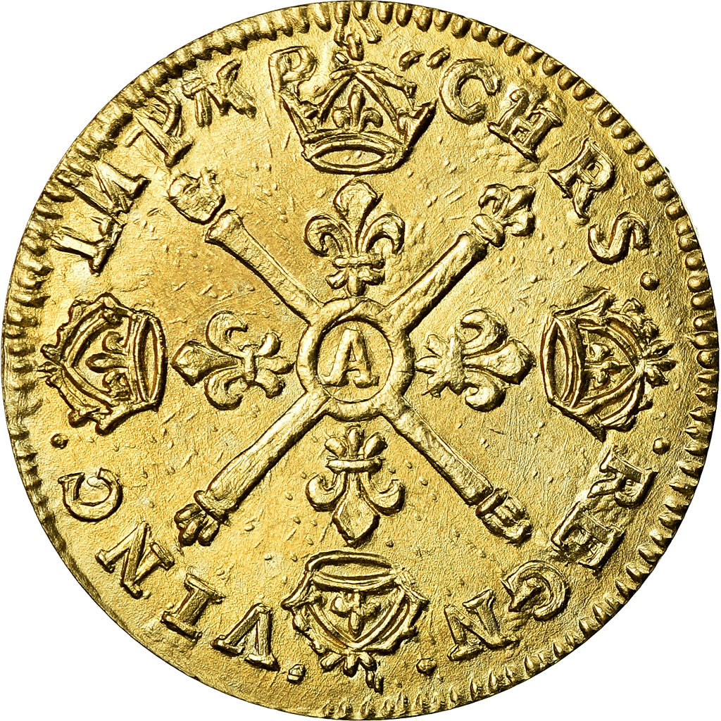 France, Medal, Louis aux Insignes de Louis XIV, MS(65-70), Bronze
