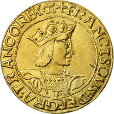 France, Medal, Reproduction Teston de François Ier, MS(65-70), Bronze