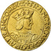 France, Medal, Reproduction Teston de François Ier, MS(65-70), Bronze