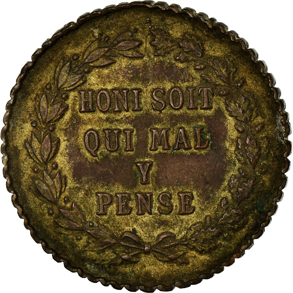 France, Medal, Honi Soit Qui Mal y Pense, EF(40-45), Bronze