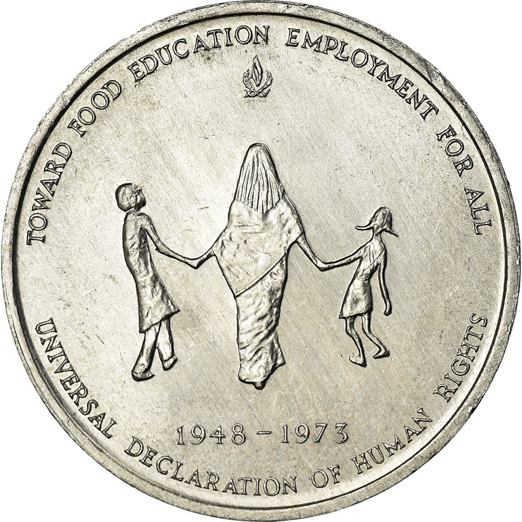 Italie, Médaille, Cérès, FAO, Rome, 1973, Olave Baden-Powell, SPL, Aluminium