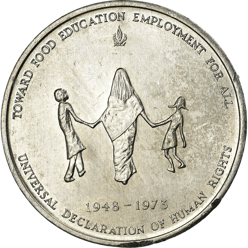 Italy, Medal, Cérès, FAO, Rome, 1973, Olave Baden-Powell, MS(60-62), Aluminium