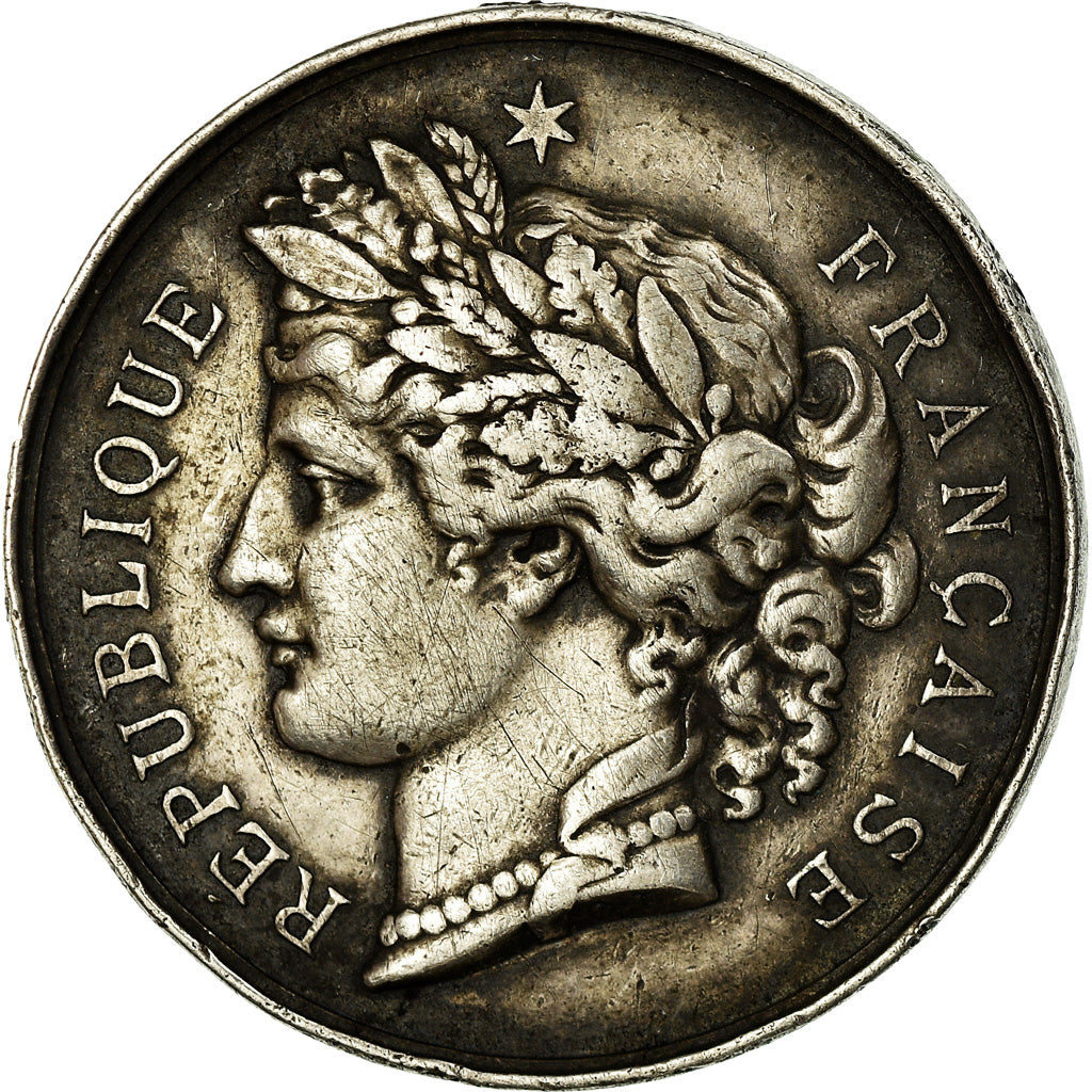 France, Medal, Tir à la Cible, Trith Saint-Léger, 1886, EF(40-45), Silver