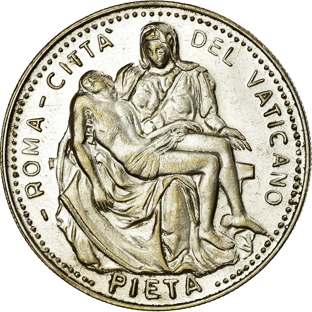 Vatican, Medal, Paul Ier, Pieta, VF(30-35), Copper Plated Silver
