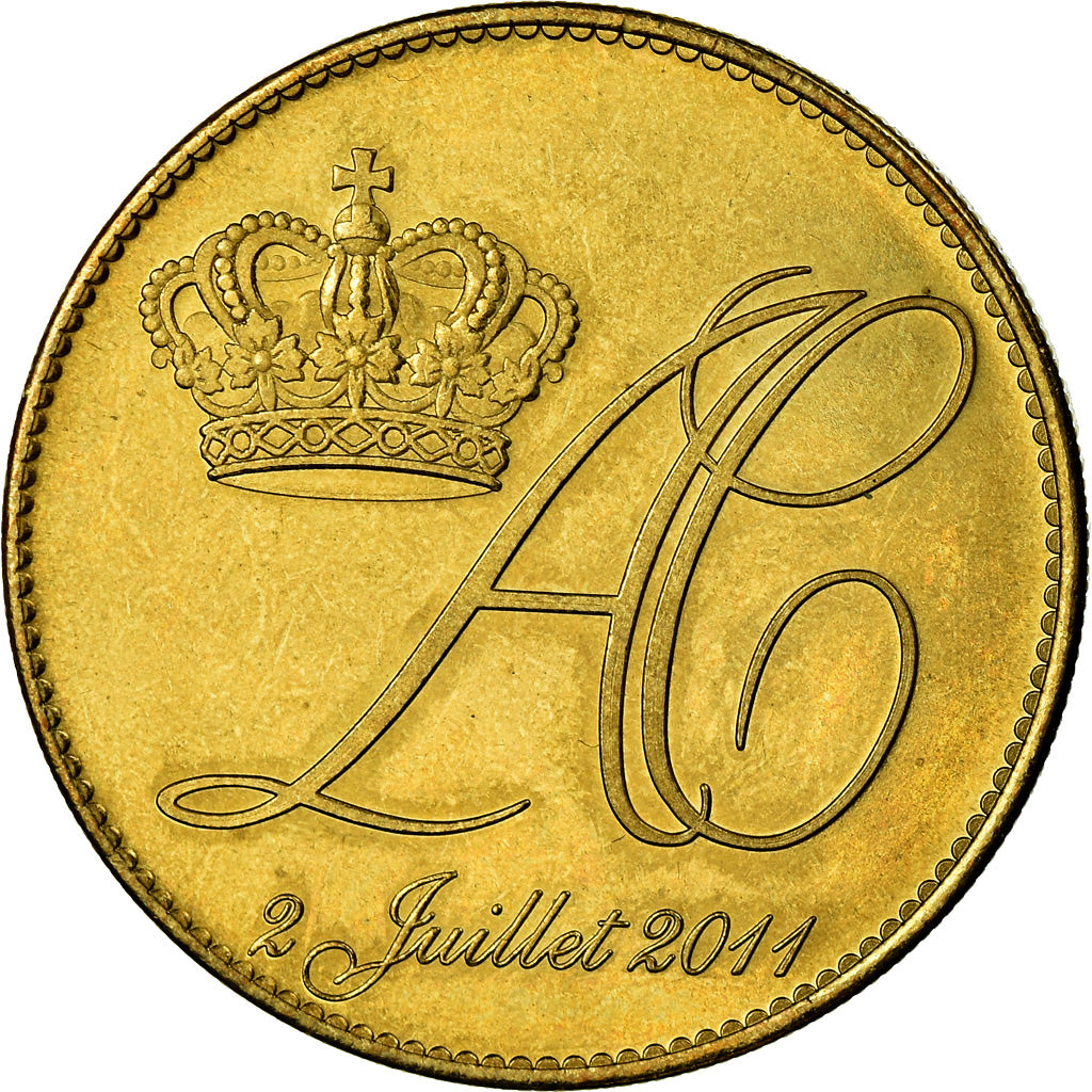France, Token, Touristic token, Monaco - Mariage princier - Albert et Charlène