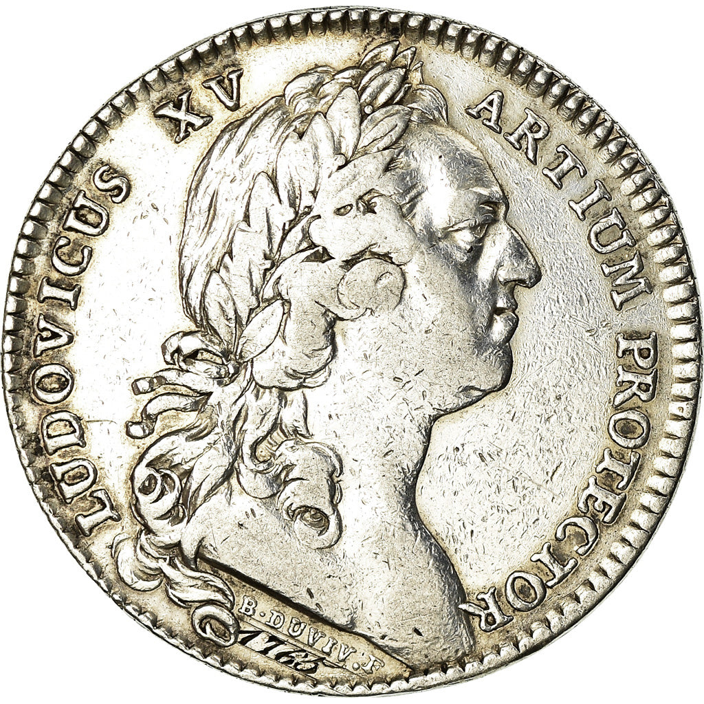 France, Token, Manufacture d'Elbeuf, Louis XV, History, 1765, Duvivier