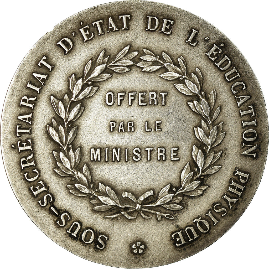 Frankreich, Medaille, Sous-Secrétariat d'Etat de l'Education Physique, Sports &