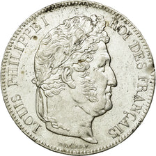 Monnaie, France, Louis-Philippe, 5 Francs, 1837, Lille, TTB+, Argent, KM:749.13