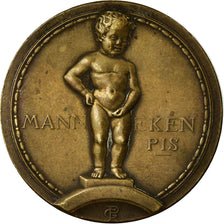Belgium, Medal, Manneken Pis, Exposition Universelle de Bruxelles, 1935
