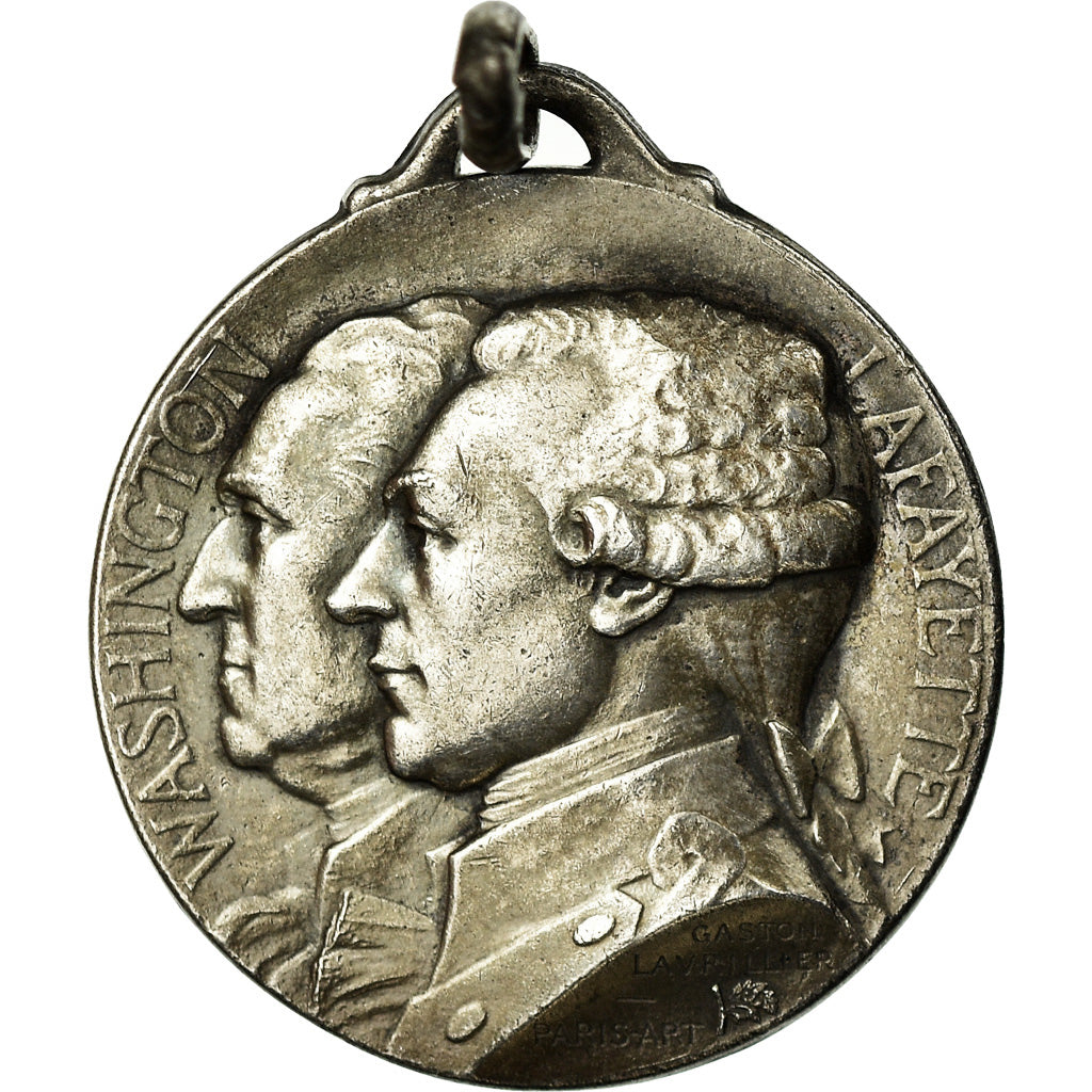 France, Medal, France-Amérique, Toujours Unies, Washington-Lafayette, 1917
