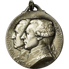 France, Medal, France-Amérique, Toujours Unies, Washington-Lafayette, 1917