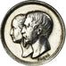 Francia, medalla, Naissance de Napoléon IV, Quinaire, 1856, EBC, Plata