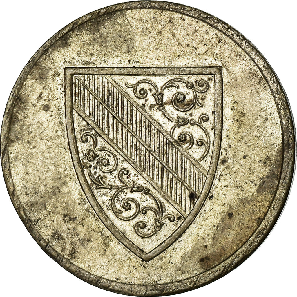 France, Token, Société de Tir de Strasbourg, EF(40-45), Silvered bronze