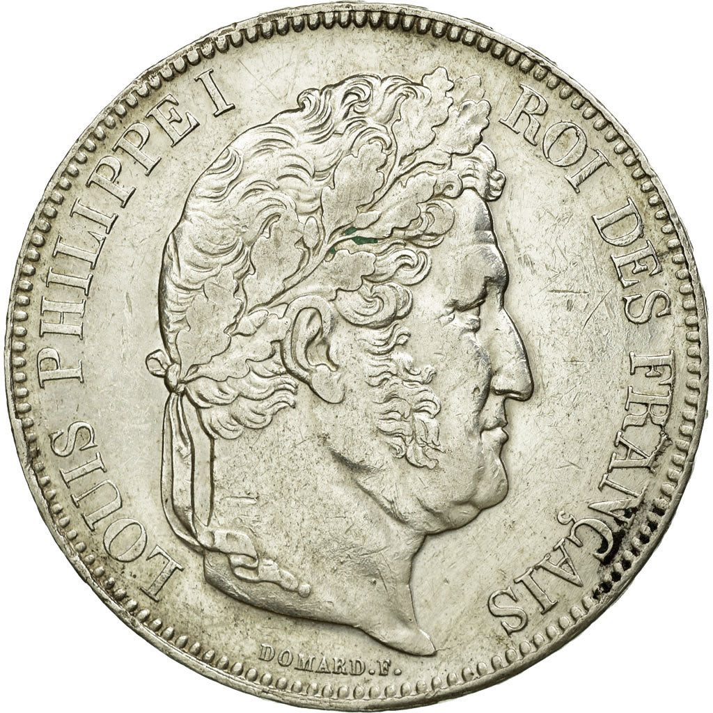 Coin, France, Louis-Philippe, 5 Francs, 1833, Lille, AU(50-53), Silver