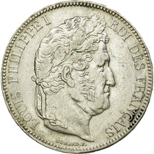 Coin, France, Louis-Philippe, 5 Francs, 1833, Lille, AU(50-53), Silver