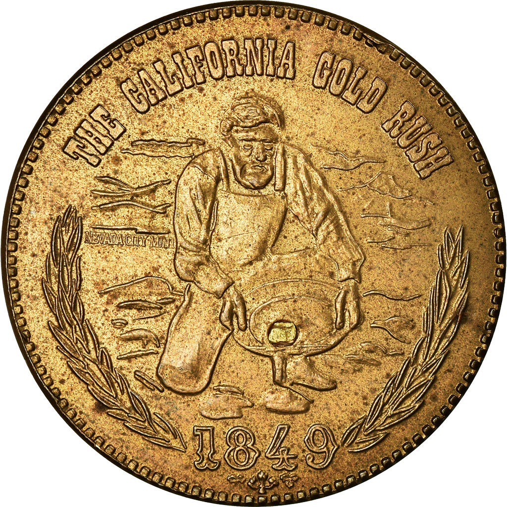 United States of America, Médaille, The California Gold Rush, TTB, Bronze