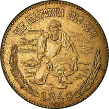 United States of America, Médaille, The California Gold Rush, TTB, Bronze