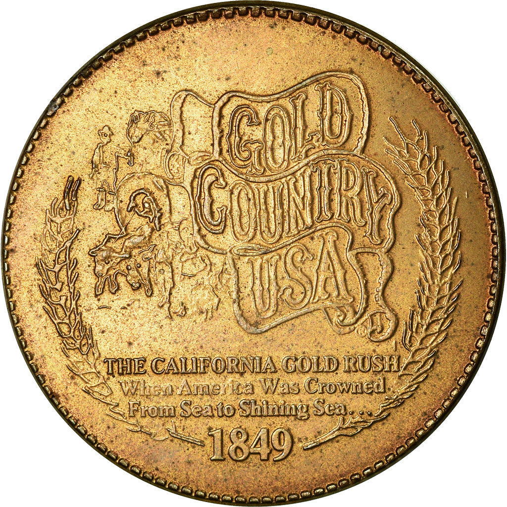 United States of America, Médaille, The California Gold Rush, TTB, Bronze