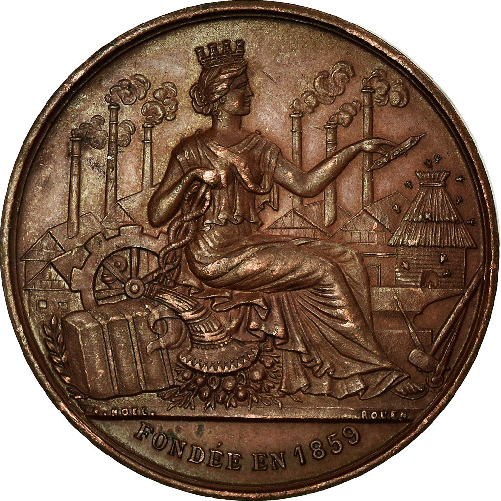 France, Token, Société Industrielle d'Elbeuf, Business & industry, Noël