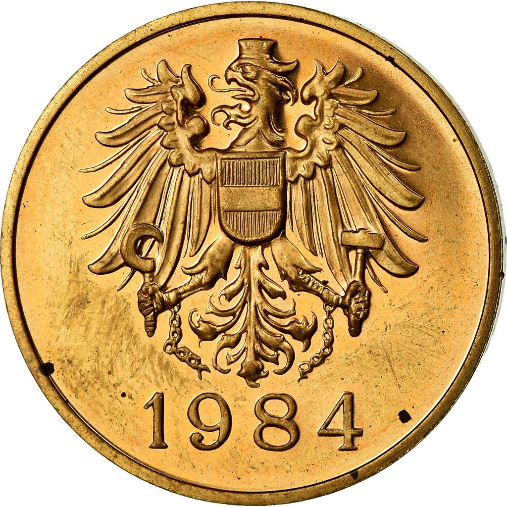 Austria, Token, Hauptmunzamt, Wien, 1984, MS(63), Copper-Brass