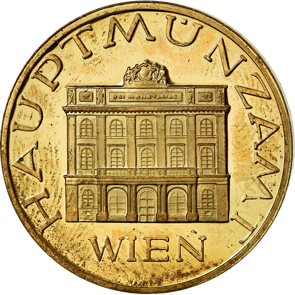Austria, Token, Hauptmunzamt, Wien, 1981, MS(63), Copper-Brass