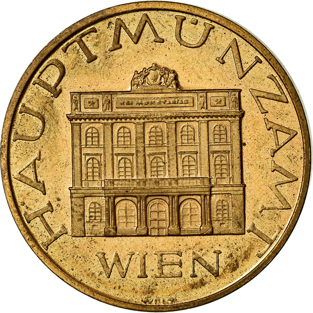 Austria, Token, Hauptmunzamt, Wien, 1986, MS(63), Copper-Brass