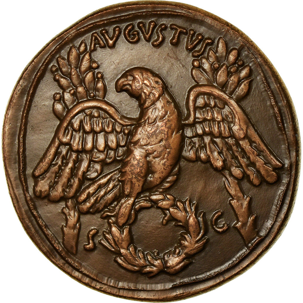 France, Medal, Reproduction Monnaie Antique,  Auguste, MS(64), Copper