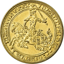 France, Medal, Franc à Cheval, Outils de Frappe Monétaire, 1981, MS(64), Gilt