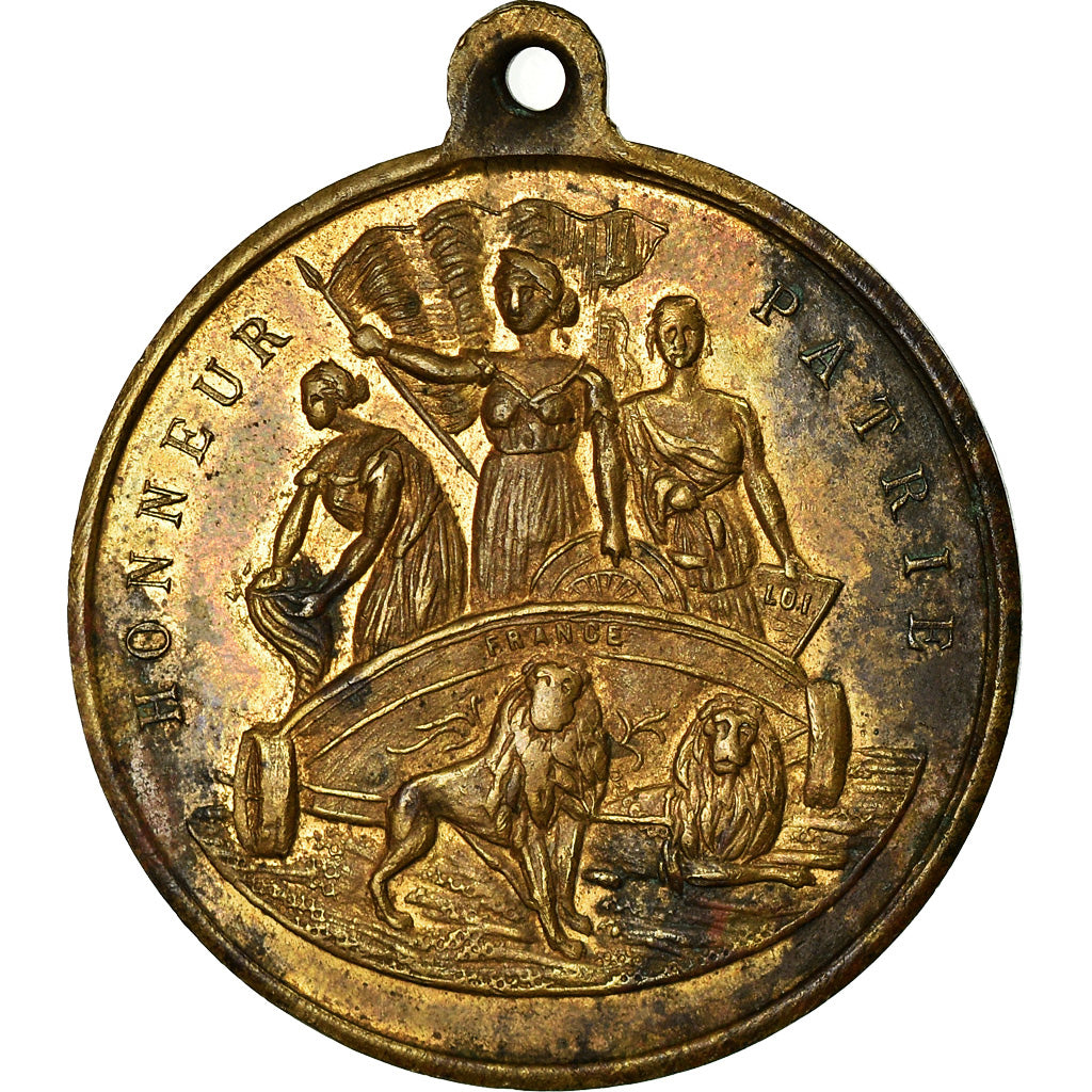 Frankrijk, Medaille, Centenaire de la levée du siège de Lille, History, 1892