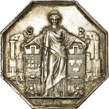 France, Token, Chemin de fer de Paris à Orléans, 1838, Bovy, AU(55-58), Silver