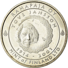 Finland, Token, Rahapaja Oy, Tove Jansson, 2001, MS(64), Copper-nickel