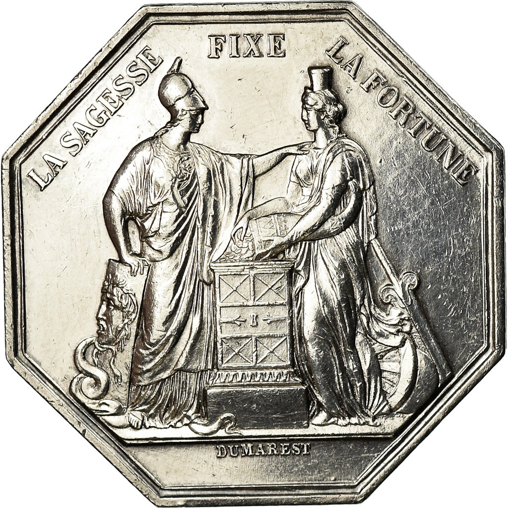 France, Jeton, Banque de France, An VIII, Dumarest, SPL, Argent